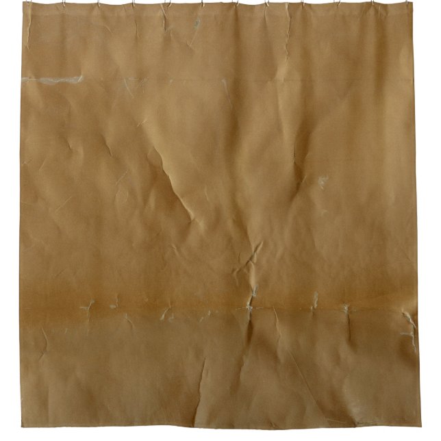 Crumpled red paper: grungy background. shower curtain (Front)