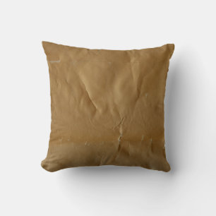 Crumpled red paper: grungy background. throw pillow