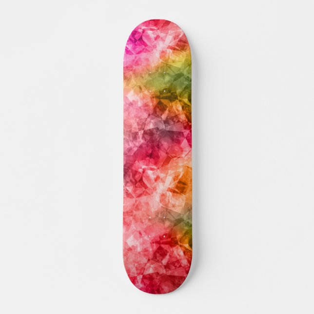 Crumpled Tropical Texture Skateboard Deck (Front)