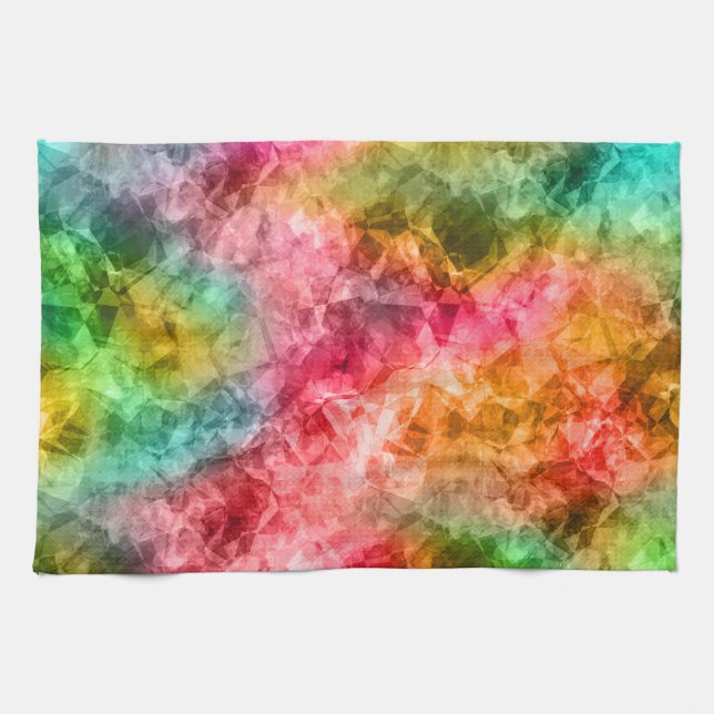 Crumpled Tropical Texture Towel (Horizontal)