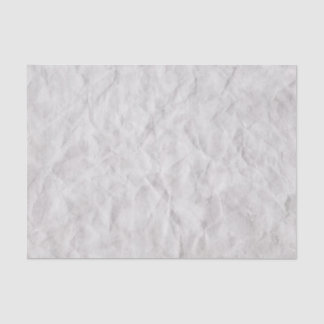 Crumpled White Paper Texture