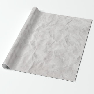 Crumpled White Paper Texture
