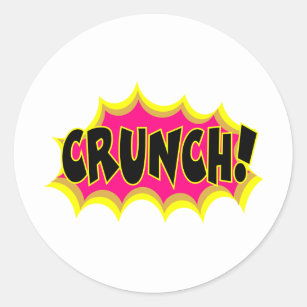 Crunch! Classic Round Sticker