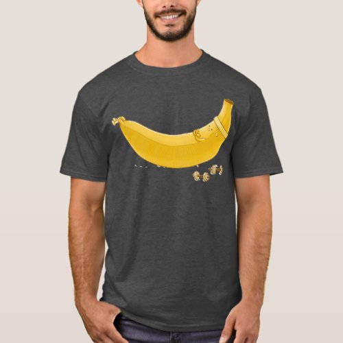 Crunches Banana Try Hard Work Out T_Shirt