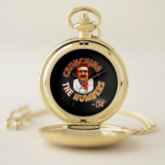 Crunching the numbers pocket watch
