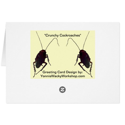 Crunchy Cockroach (Back Horizontal)