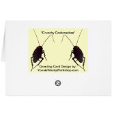 Crunchy Cockroach Cards (Back Horizontal)