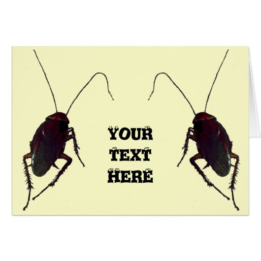Crunchy Cockroach Cards (Front Horizontal)