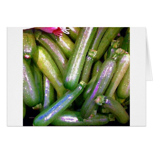 Crunchy Courgettes Cards (Front Horizontal)