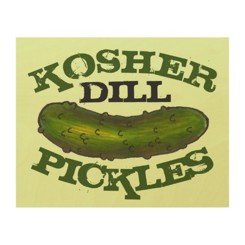 Crunchy Green Kosher Dill Pickles Foodie Art