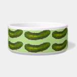 Crunchy Green Kosher Dill Sour Deli Pickle Bowl<br><div class="desc">Featuring an original marker illustration of a crunchy green dill pickle!

Don't see what you're looking for? Need help with customization? Contact Rebecca to have something designed just for you.</div>