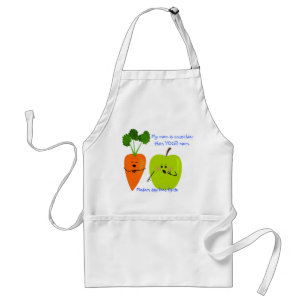 Crunchy Mom Carrot and Apple Apron