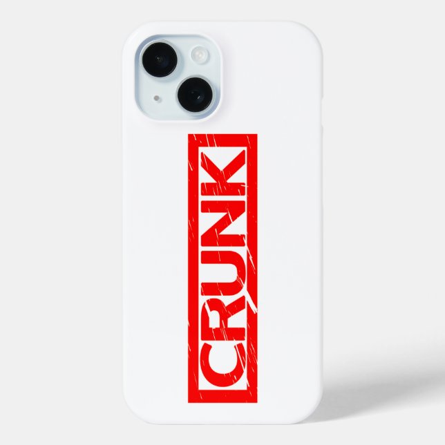 Crunk Stamp Case-Mate iPhone Case (Back)