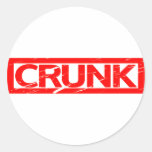 Crunk Stamp Classic Round Sticker