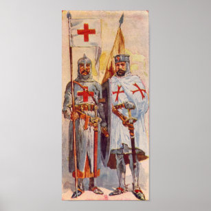 Crusader and Templar Poster