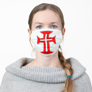 Crusader Cross Adult Cloth Face Mask