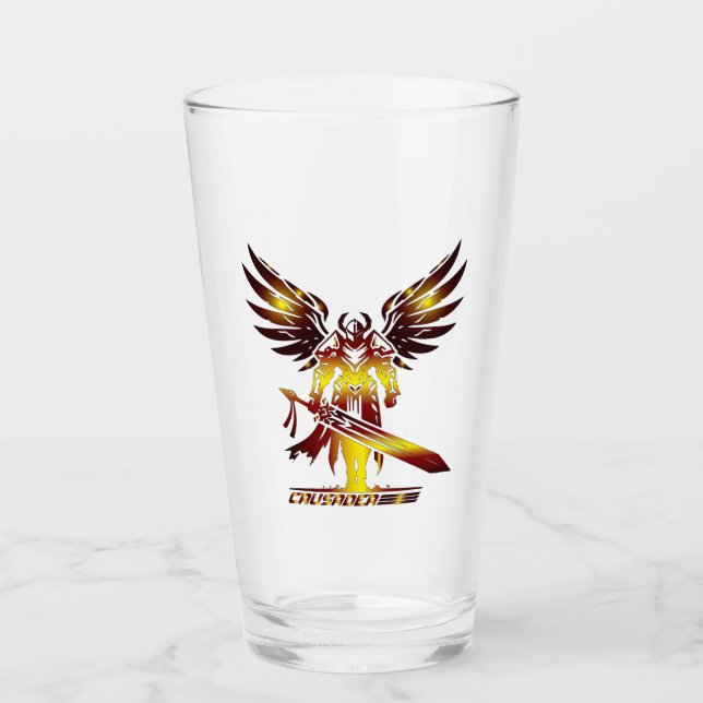 Crusader Drinkware Glass (Front)