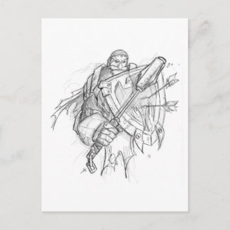 Crusader Knight Postcard