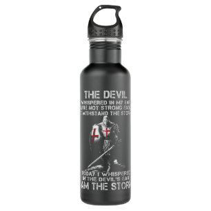 Crusader Knight Templar Warriors Of God I Am The S Stainless Steel Water Bottle