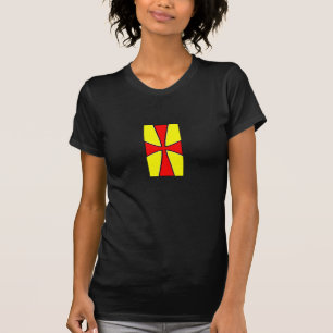 Crusader Red/gold customizable T shirt