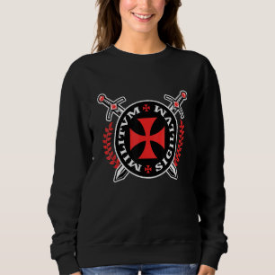 Crusader Templar Emblem Knight Order Sweatshirt