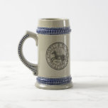 Crusader Templar Knights Seal logo Deus Vult old Beer Stein