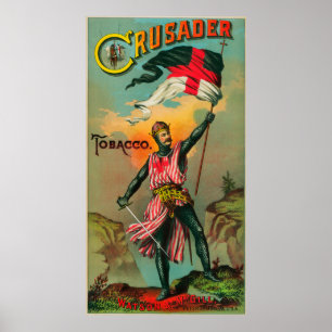 Crusader Tobacco LabelPetersburg, VA Poster