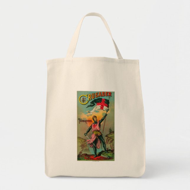 Crusader Tobacco LabelPetersburg, VA Tote Bag (Front)