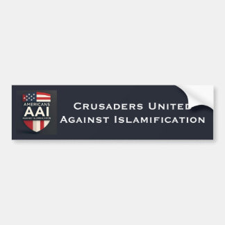 Crusaders United Against Islamification Bumper Sticker