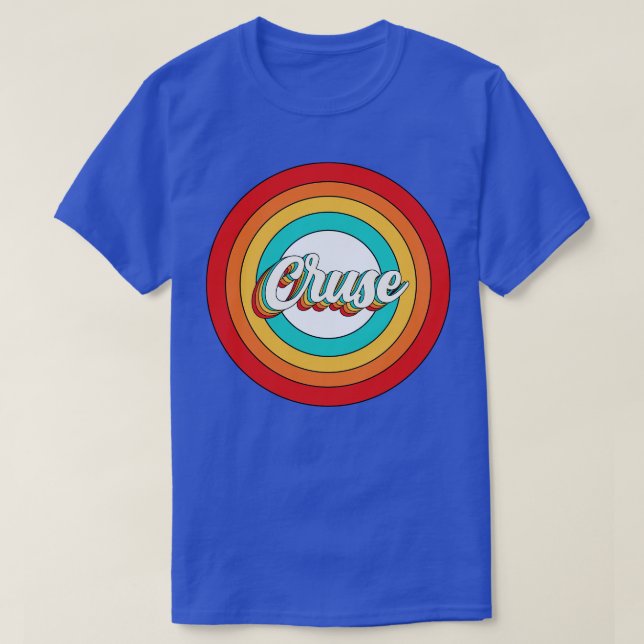 Cruse Name Shirt Vintage Cruse Circle (Design Front)