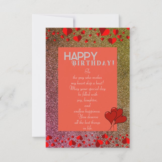 crush birthday  card (Front)