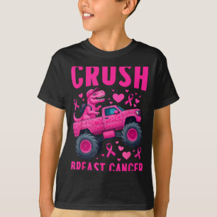 Crush Breast Cancer Awareness Monster Truck T-Shirt