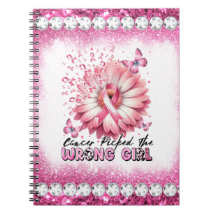 Crush Breast Cancer Awareness Month Pink Ribbon Notebook