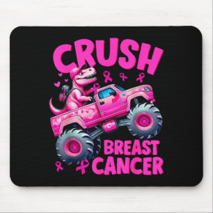 Crush Breast Cancer Nk T-rex Dinosaur Monster Truc Mouse Pad