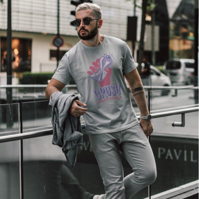 Crush Breast Cancer Quote T-Shirt (Creator Uploaded)