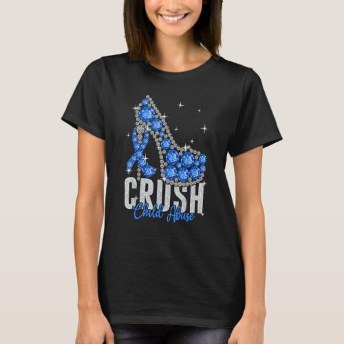 Crush Child Abuse Twinkle Ribbon Support T_Shirt
