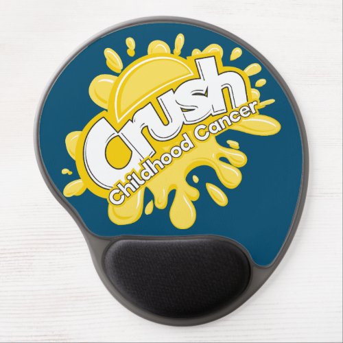 Crush Childhood Cancer Gel Mouse Pad