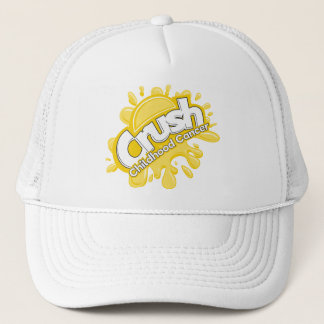 Crush Childhood Cancer Trucker Hat