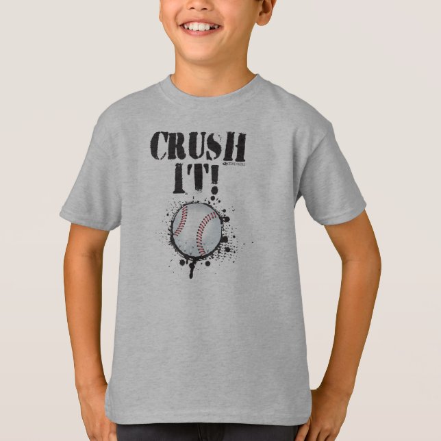 CRUSH IT BASEBALL T-SHIRT (Front)