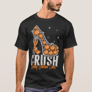 Crush Kidney Leukemia Cancer Twinkle Ribbon Suppor T-Shirt