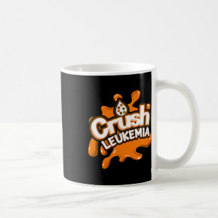 Crush Leukemia Awareness Cure Blood Cancer Fighter Coffee Mug