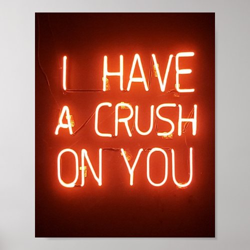 Crush on you poster
