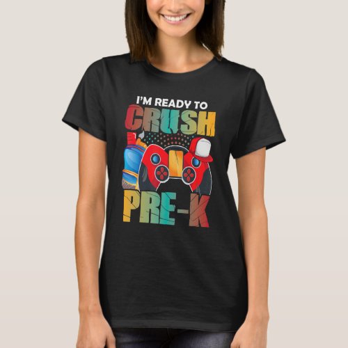 Crush Pre K Back To School Student Boys Kids T_Shirt