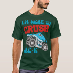 Crush PreK Monster Truck Back to School Boys T-Shirt