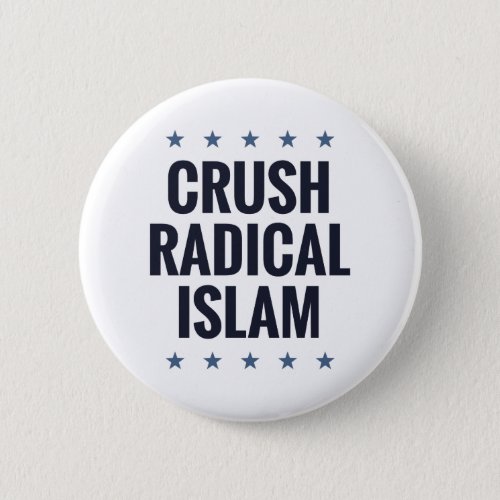 Crush Radical Islam Button