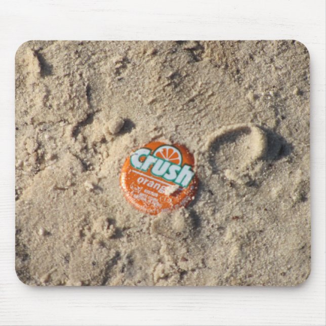 Crush Soda top in sand mouse pad (Front)