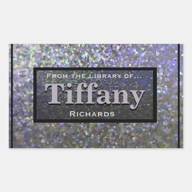 Crushed Abologne Look Rectangular Sticker (Front)