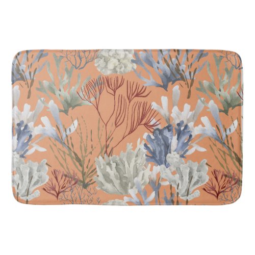 Crushed Apricot Corals Bath Mat