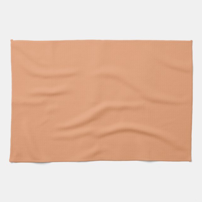 Crushed Apricots Solid  Kitchen Towel (Horizontal)