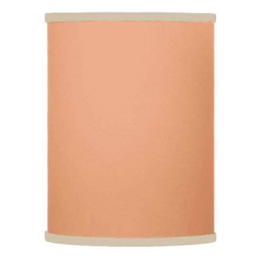 Crushed Apricots Solid  Lamp Shade (Left)